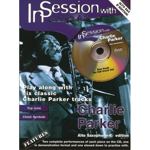 In Session with Charlie Parker - Alto Sax Book and CD