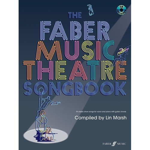 Faber Music Theatre Songbook PVG with CD - 18 Songs for Voice, Piano & Guitar Chords