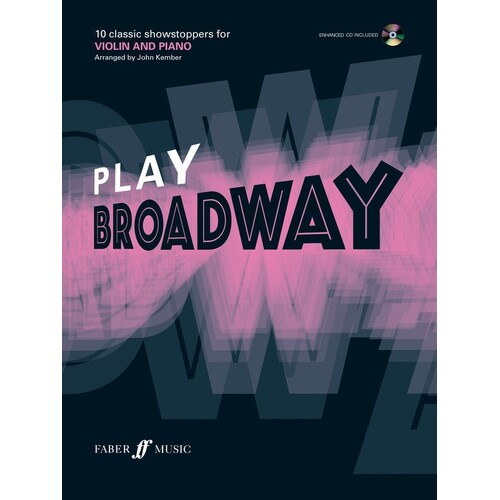Play Broadway Violin/ECD (Softcover Book/CD)