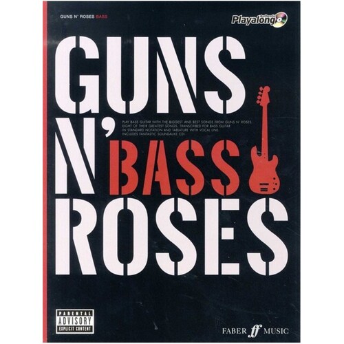 Guns N Roses Authentic Bass Playalong Softcover Book/CD