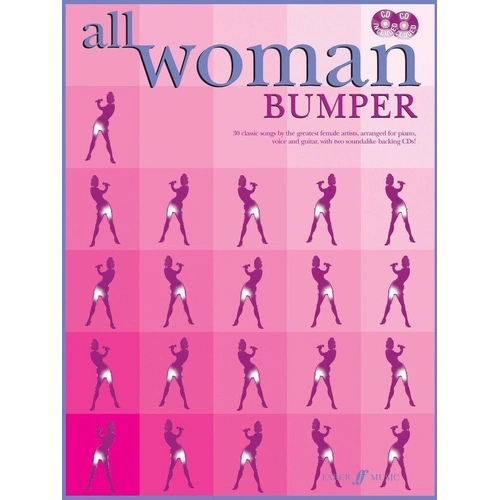 All Woman Bumper Collection for Voice, Piano & Guitar with 2 Sing-Along CDs