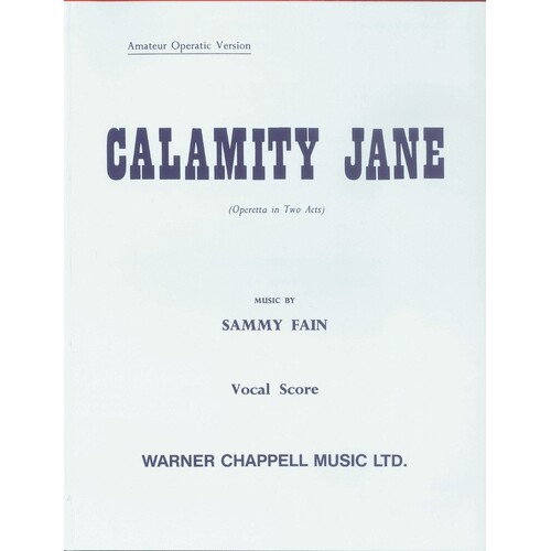 Calamity Jane Vocal Score (Softcover Book)