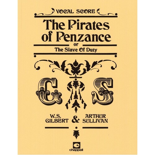 Pirates Of Penzance Vocal Score (Softcover Book)