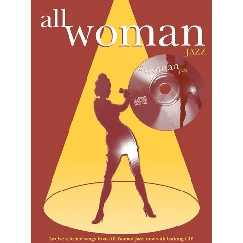 All Woman Jazz PVG/CD - Piano & Guitar Songbook with Backing Tracks for Female Vocalists