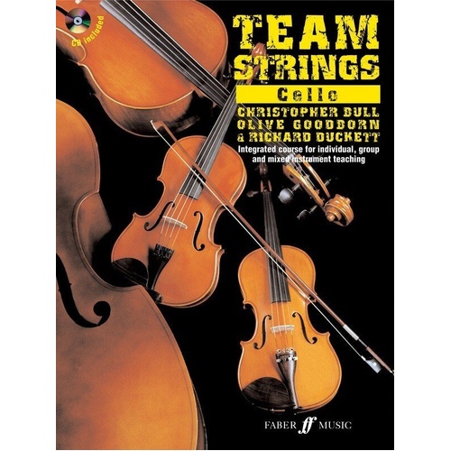Team Strings Cello with CD for Individual and Group Tuition