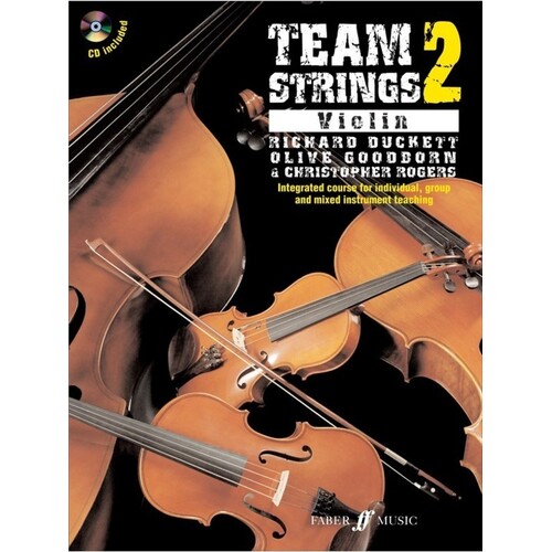 Team Strings 2 Violin Softcover Book/CD