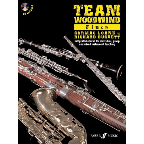 Team Woodwind Flute Tutor with CD, 68 Pages, Flexible Course for Individual and Group Tuition