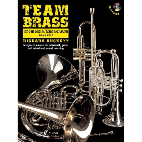 Team Brass Trombone/Euphonium With CD Bc (Softcover Book)