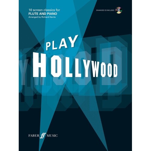 Play Hollywood Flute/Piano Softcover Book/CD