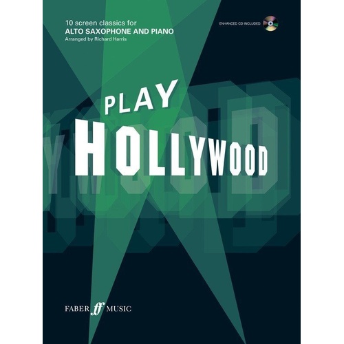 Play Hollywood Alto Saxophone Book with Backing Tracks by Richard Harris
