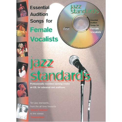 Audition Songs Jazz Standards PVG/CD Female (Softcover Book/CD)