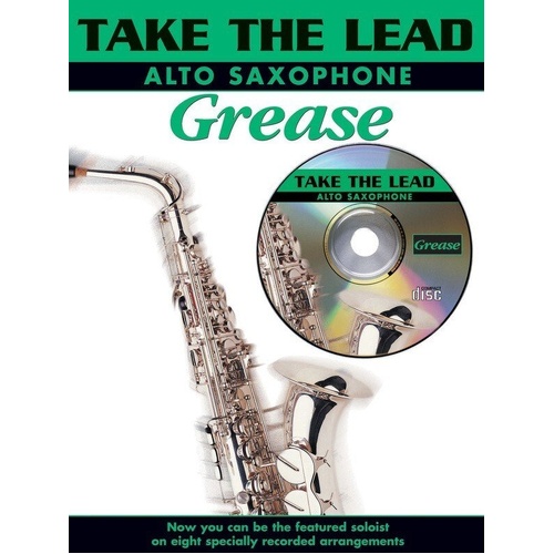 Take the Lead Grease for Alto Saxophone with CD - Faber Music, 24 Pages