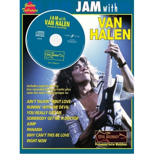 Jam with Van Halen Guitar Tab Book with CD