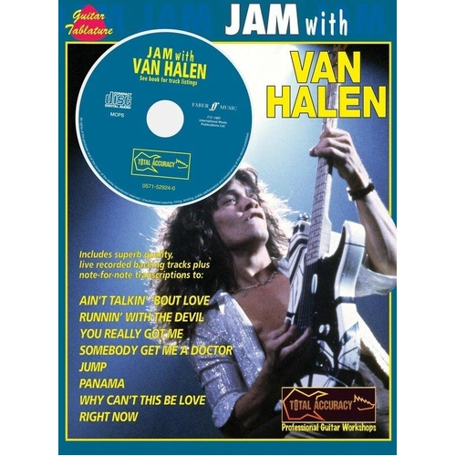 Jam with Van Halen Guitar Tab Book with CD