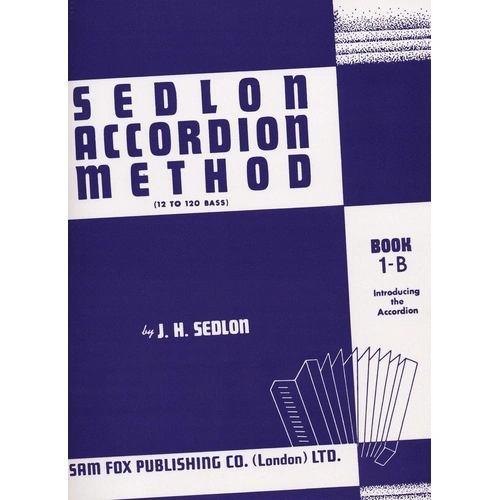 Sedlon Accordion Method Book 1B by Faber Music, 48 Pages