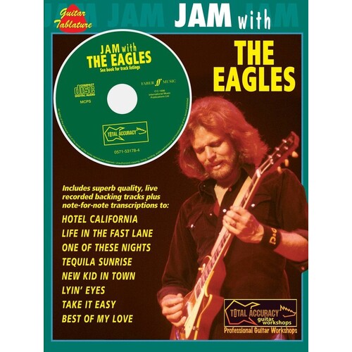 Jam With The Eagles Gtab/CD (Softcover Book/CD)