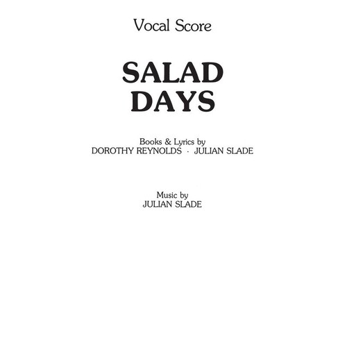 Salad Days Vocal Score (Softcover Book)