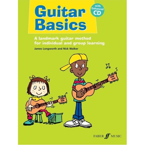 Guitar Basics Method Book for Beginners by Faber Music - 48 Pages with Original Pieces and Ensemble Music