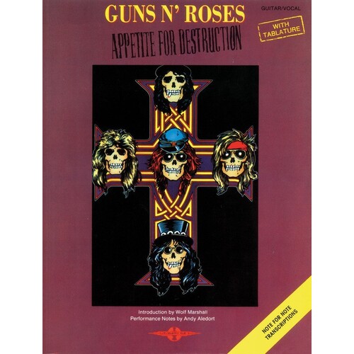 Appetite For Destruction Guitar TAB (Softcover Book)