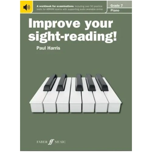 Improve Your Sight-Reading! Piano 7 by Paul Harris, 40 Pages, Faber Music