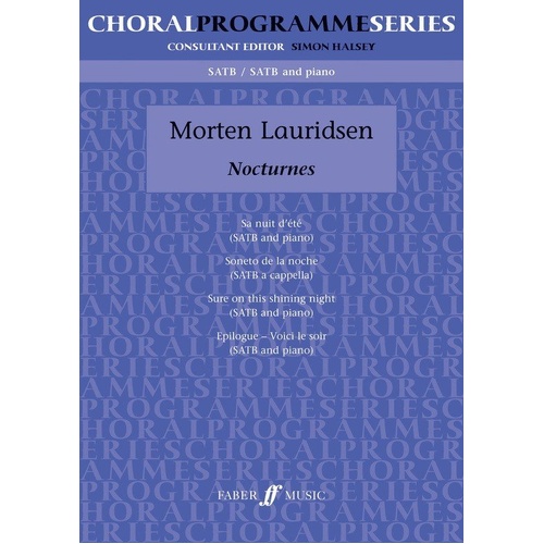 Lauridsen Nocturnes for SATB Chorus by Faber Music, 32 pages