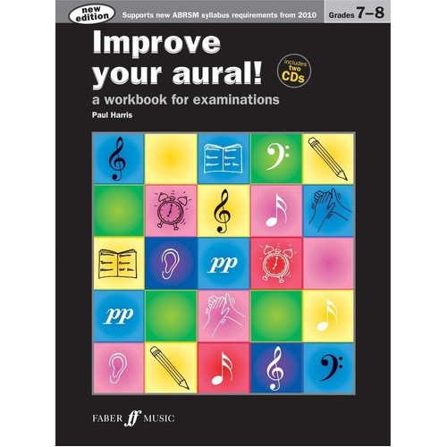 Improve Your Aural! Grade 7-8 Workbook with Online Audio