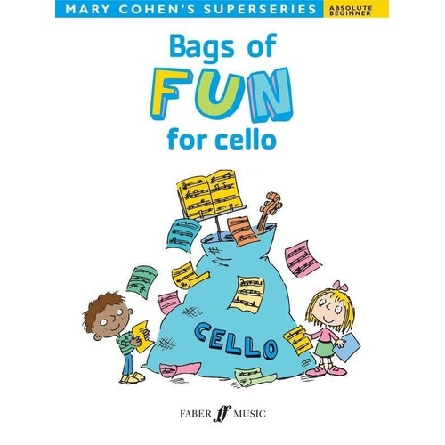 Bags of Fun for Cello by Mary Cohen - Cello Solo, 16 Pages, Ideal for Beginners and Sight-Reading Practice