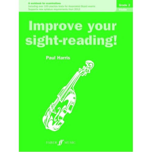 Improve Your Sight Reading! Violin 2 by Paul Harris - 24 Pages, Faber Music, Supports ABRSM String Syllabus