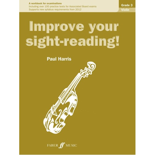 Improve Your Sight-Reading! Violin Grade 3 by Paul Harris, 24 Pages, Faber Music