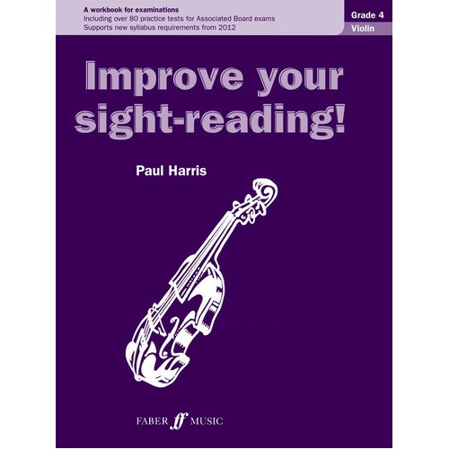 Improve Your Sight-Reading! Violin Grade 4 Workbook by Paul Harris