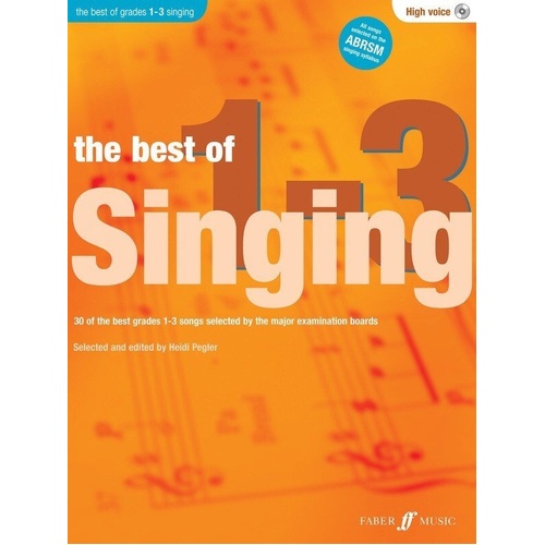 Best of Singing Grades 1-3 High Voice with CD