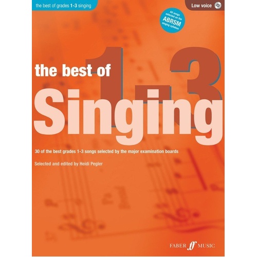 The Best of Singing Grades 1-3 Low Voice Book with CD
