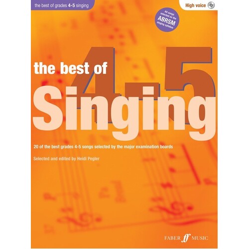 Best Of Singing Gr 4-5 High Voice/CD (Softcover Book/CD)