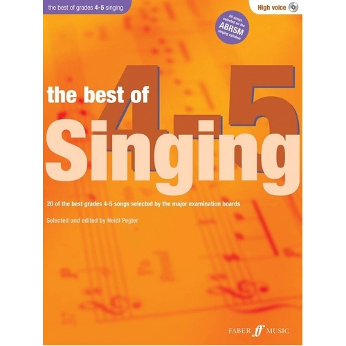 Best of Singing Grades 4-5 High Voice Book with CD