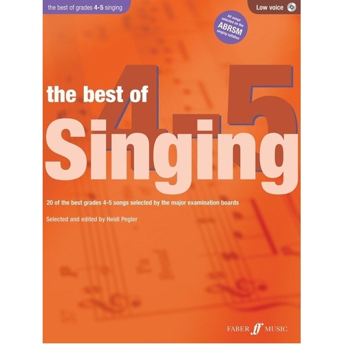 The Best of Singing Grades 4-5 Low Voice with CD