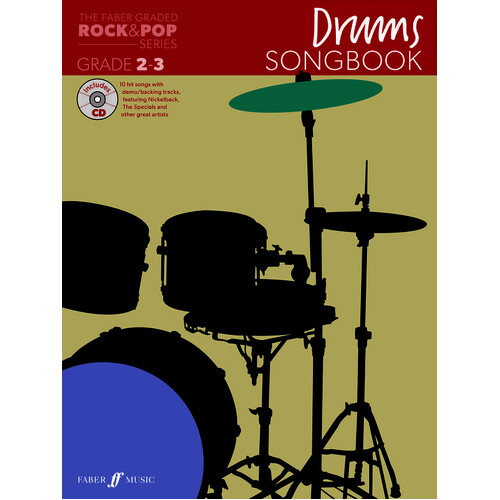 Graded Rock And Pop Drums Songbook 2-3 (Softcover Book/CD)