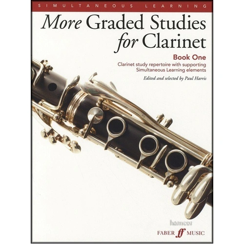 More Graded Studies for Clarinet Book 1 by Paul Harris, 40 pages, Faber Music