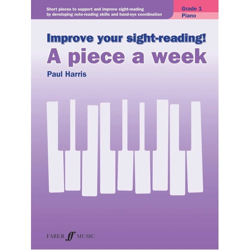Improve Your Sight Reading Piece Week Gr 1 Piano (Softcover Book)