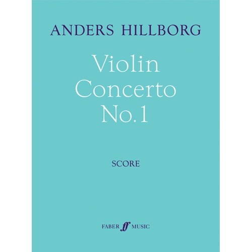 Hillborg - Violin Concerto No 1 Score Book