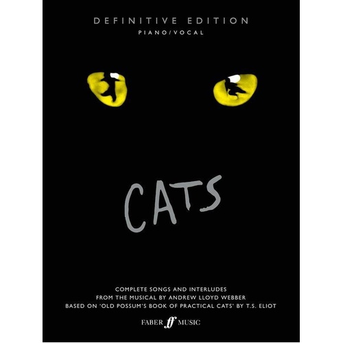 Cats Definitive Edition Piano/Vocal Songbook