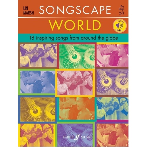 Songscape World Vocal Music Book for Classroom and Concert Use, 40 Pages, Faber Music