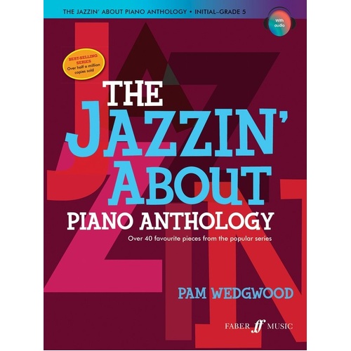 Wedgwood The Jazzin' About Piano Anthology Book by Pam Wedgwood - 72 Pages, Faber Music