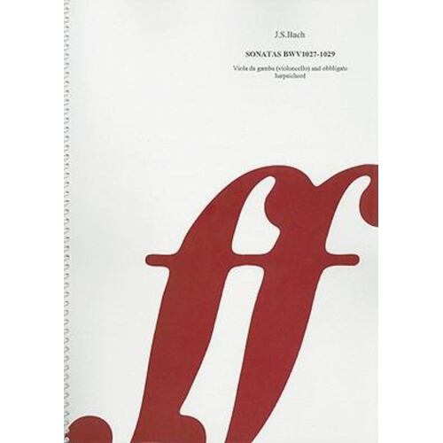 Bach - Gamba Sonatas Viola Or Cello/Cont (Softcover Book)
