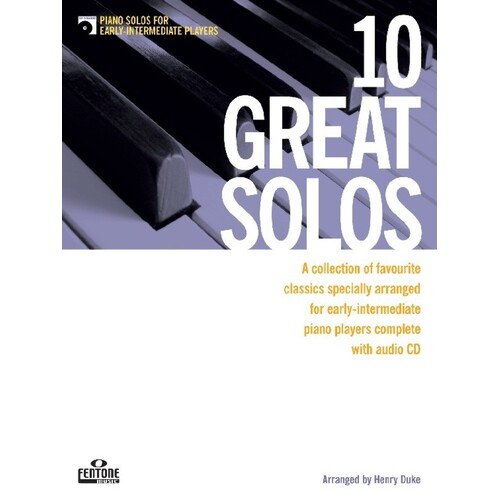 10 Great Solos Piano Early Intermediate Softcover Book/CD