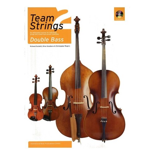 Team Strings 2 Double Bass Softcover Book/CD
