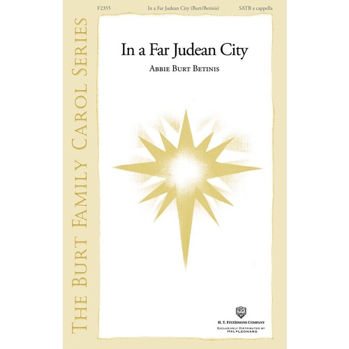 In A Far Judean City SATB Book