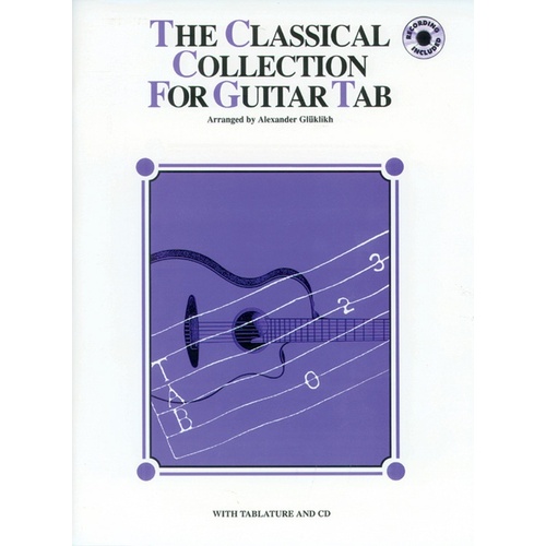 The Classical Collection For Guitar Tab Book/CD