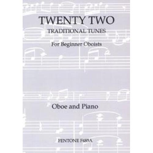 22 Traditional Tunes Oboe/Piano (Softcover Book)