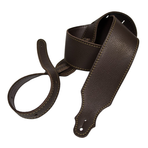 Franklin 2.5" Chocolate Leather Strap with Buck Backing
