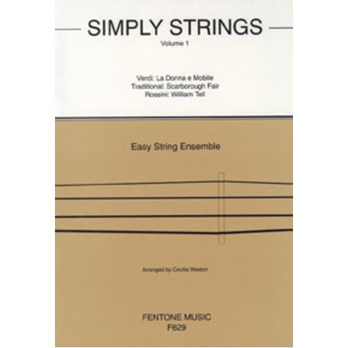 Simply Strings Vol 1 Arr Weston So Score/Parts Book